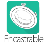 Support encastrable