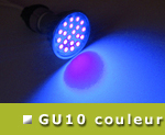 Ampoule GU10 couleur