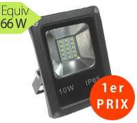 Projecteur led extérieur, 10W, 120°, 900 lm, blanc froid Forever light