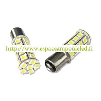 Ampoule led BAY15D, blanc ou orange