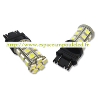 Ampoule led 3157, 24 SMD 5050, Blanc froid 