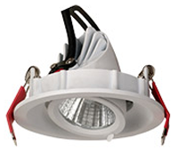 Encastrable professionnel, orientable, 7W, blanc pur V-TAC