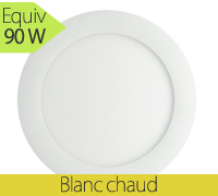 Plafonnier led rond, 12W, 850 lm, blanc chaud Vision EL
