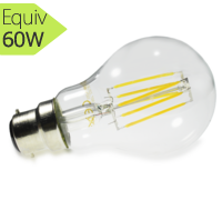 Ampoule led filament B22, 6W, 550 lm V-TAC