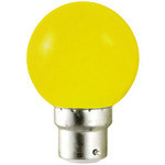 Ampoule led B22, 0.8W (équivalent 2.5W), jaune Vision EL