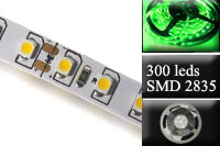 Bandeau led 3.6W - 300 leds - Vert- rouleau de 5M 
