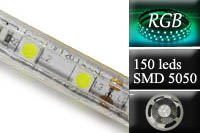 Bandeau led 5W - 150 leds - RGB (multicolore) - rouleau de 5M V-TAC