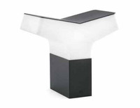 Borne led gris foncé et blanche, TAU 