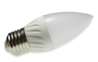 Ampoule led bougie, E27, 3W, 180°, 230 lm, blanc chaud 