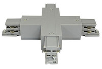 Raccord pour rail en X, blanc/gris/noir 