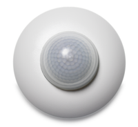 Détecteur de mouvement et crépusculaire infrarouge à 360°, 3 détecteurs (IP 20) 