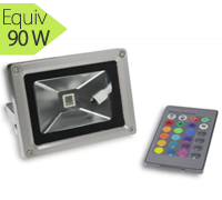 Projecteur led RGB étanche, 10W