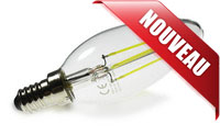 Ampoule led flamme COG, 4W, 400 lm 
