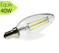 Ampoule led flamme COG, 4W, 400 lm V-TAC