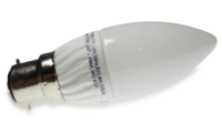 Ampoule led flamme B22, 4W, 200°, 320 lm, Blanc chaud 