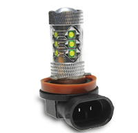 Ampoule led antibrouillard H8, 80W CREE, blanc 