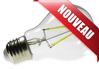Ampoule led filament E27, 6W, blanc froid 