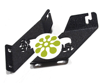 Support pour simple barre led - JEEP HOOD 