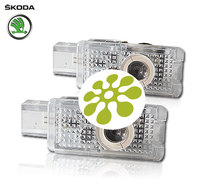 Lumière d'accueil avec logo led Skoda 