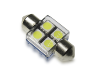 Ampoule led navette, 0.84W, blanc 