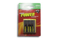 Lot de 4 piles AAA LR03, 1.5V Sundex