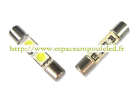 Ampoule led navette 28 mm, 2 SMD 5050 