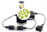 Deux ampoules led au culot H7, COB CREE, blanc 