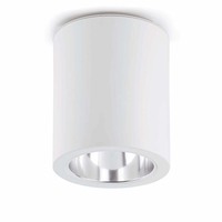 Plafonnier tube POTE-1 - blanc, gris ou noir 