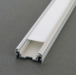 Profilé alu Surface pour bandeau led 10mm Taille : 2000 mm