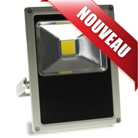 Projecteur led extérieur 50W slim, blanc neutre 