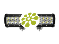 Barre led double de 72W pour machines agricoles 