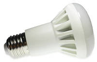 Ampoule led E27, 8W, 120°, 500 lm, type R63, blanc neutre 