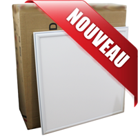 Pack de 4 dalles led 600x600 mm, blanc froid 
