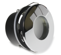 Support encastrable étanche et anti-feu, chromé, rond Vision EL