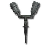 Support d'extérieur double pour ampoule PAR38 V-TAC