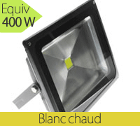 Projecteur led COB extérieur, 50W, 120°, 3900 lm, blanc chaud Forever light