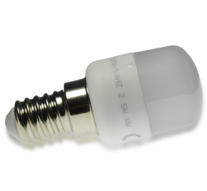 Ampoule led T26, E14, 2.5W, 230 lm, 270°, blanc chaud