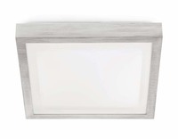 Plafonnier carré TOLA-1 - blanc ou gris 
