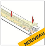  Vitre Clic pour profilé Groove,Surface ou Corner 