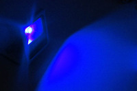 Projecteur led, teinte bleue