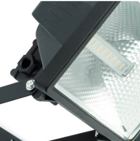 projecteur avec ampoule led r7s